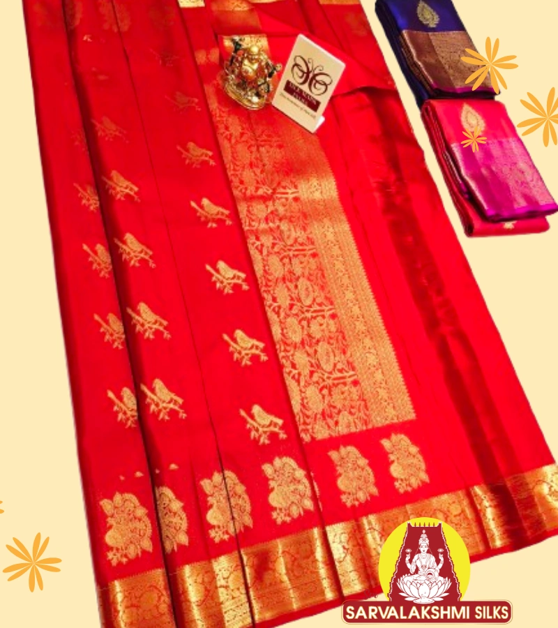 Kanchipuram fancy silk saree shopping